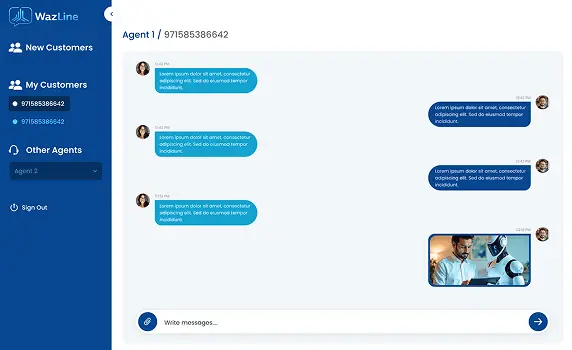 http://Superior%20solution%20showing%20Wazline%20messenger%20chat%20on%20laptop%20with%20WhatsApp%20Business%20API%20integration
