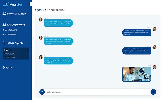 http://Superior%20solution%20showing%20Wazline%20messenger%20chat%20on%20laptop%20with%20WhatsApp%20Business%20API%20integration